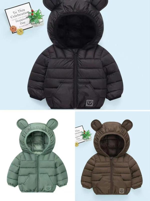   MẸ THÓC  áo phao siêu nhẹ mũ tai gấu túi bụng đính tag gấu hàng QCCC by KID CLOTHING 