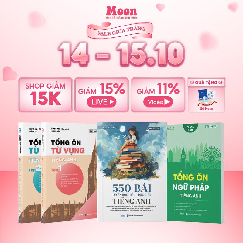 Tổng ôn ngữ pháp, từ vựng, đọc hiểu tiếng anh ôn thi THPT 2025