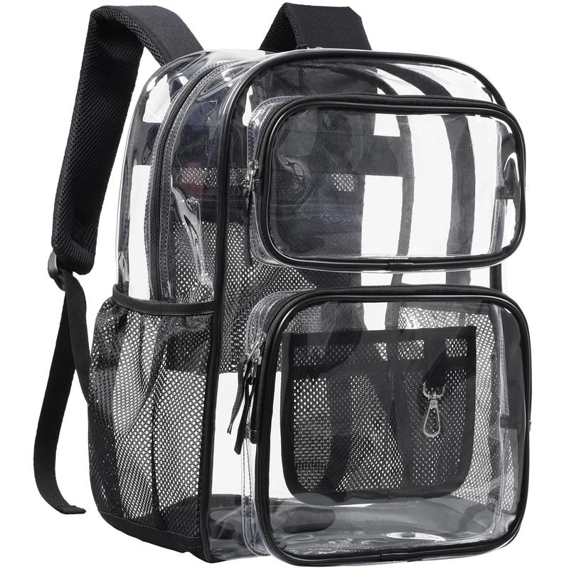 Heavy Duty Clear Backpack Clear Backpacks for School Bookbag Casual Daypack Backpack See Throu