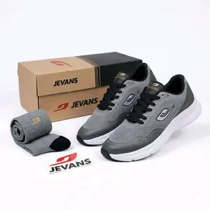 Jevans Sepatu Kasual Outdoor Jvs-Evo Running Sneakers Lari Terbaru Bahan Premium Anti-Slip Desain Timeless Ukuran 37-44 Live Store Sneaker