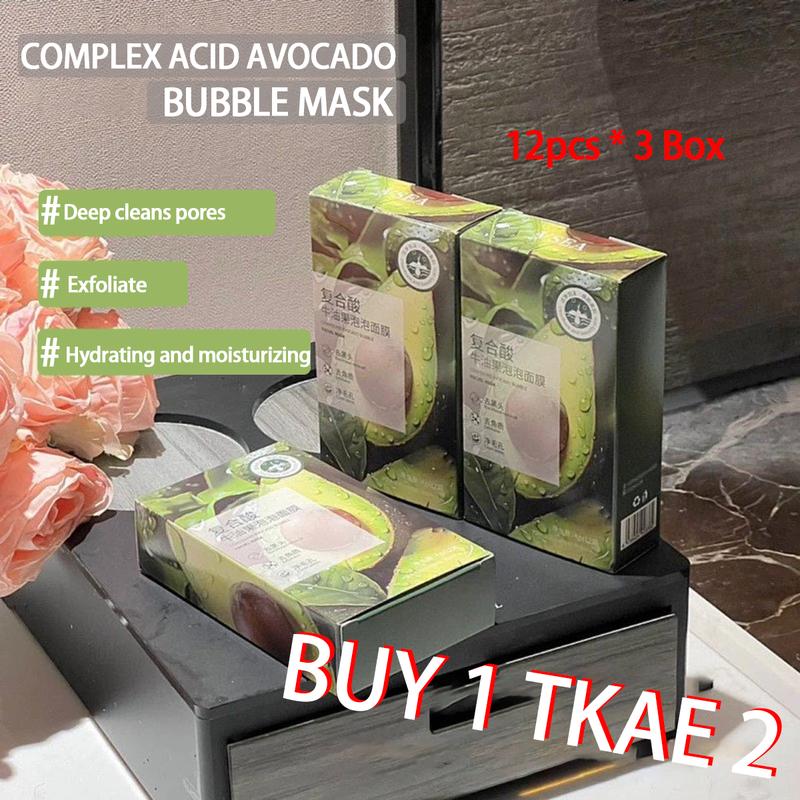 BELI 1 AMBIL 2 SIMU Avocado Bubble Mask Compound Sour Aocado - TikTok ...