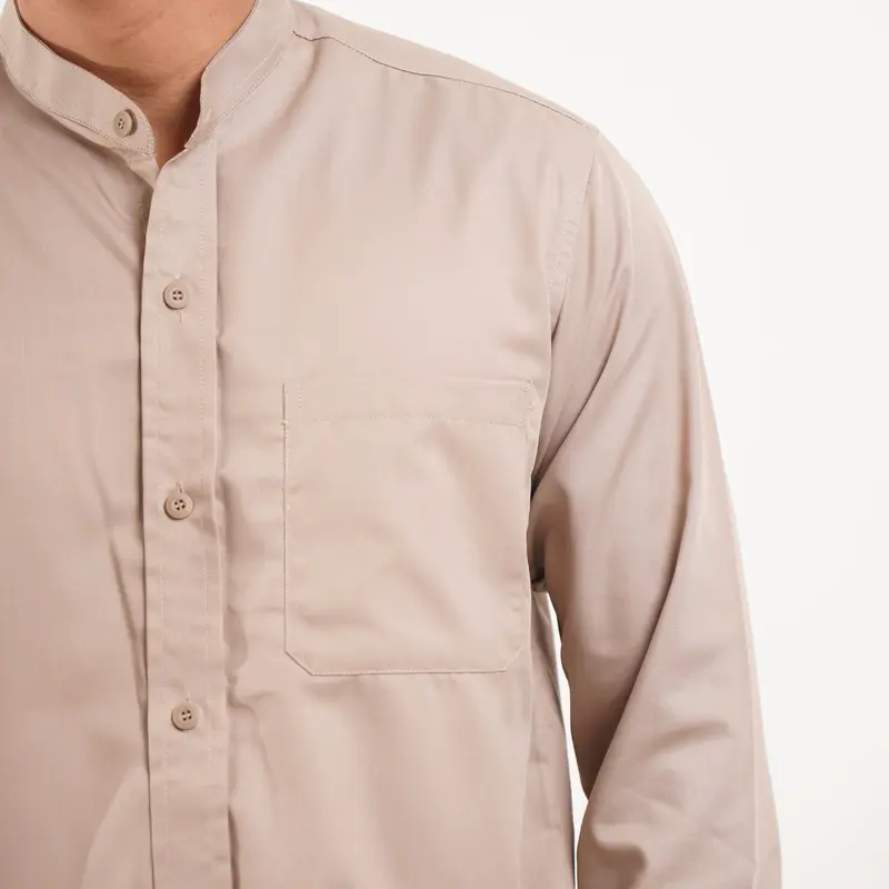 DELOUREN - SHANGHAI COTTON SHIRT LONG SLEEVE | COTTON TOYOBO | KEMEJA KOKO | Kerah Collar Men's | Katun | Pria 5