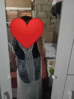 Product Review of Ayasha - One Set Kondangan Vest Brokat Tile dan Rok Plisket Premium from w**m 0