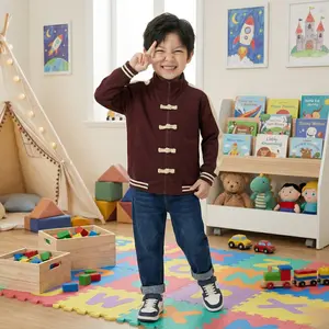 Hakkies Jaket Cheongsam Anak Lakilaki Perempuan