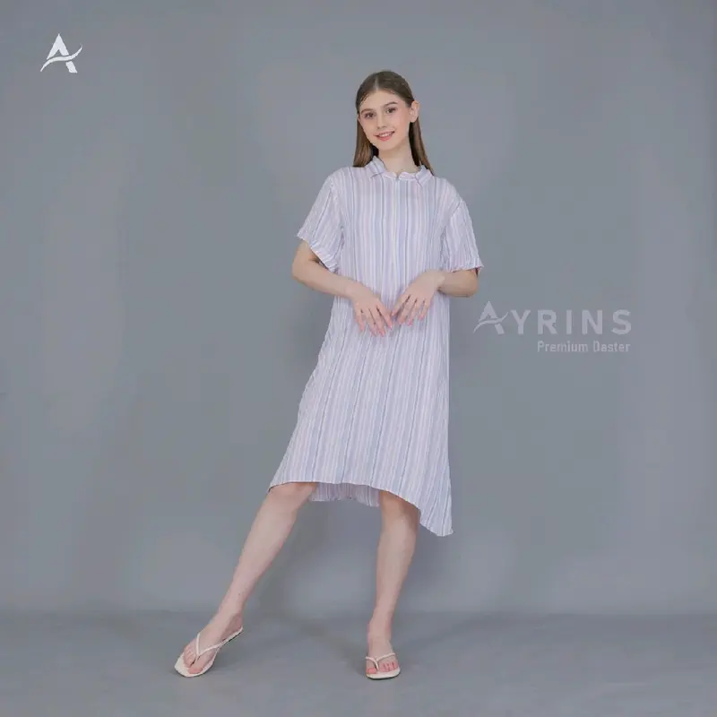 AYRINS - Daster Adrina Salur Premium Bahan Rayon Viscose Daster Kekinian Busui Frendly Baju Wanita Terbaru 0