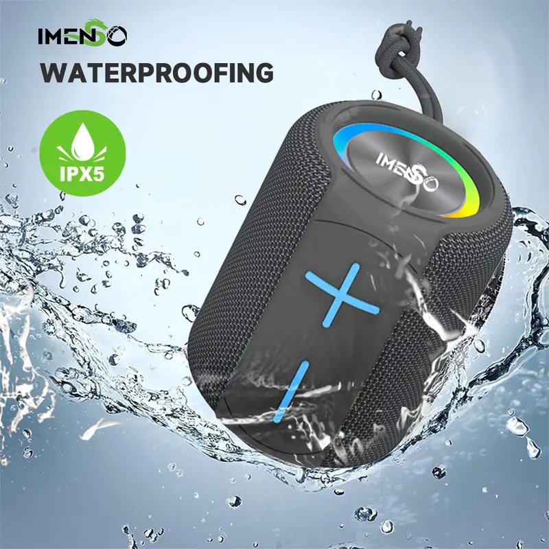 IMENSO Speaker Bluetooth Portable Mini Full Bass With RGB Light RB 120 BT V5.2 1200mAh Bergaransi IMS S1005 5