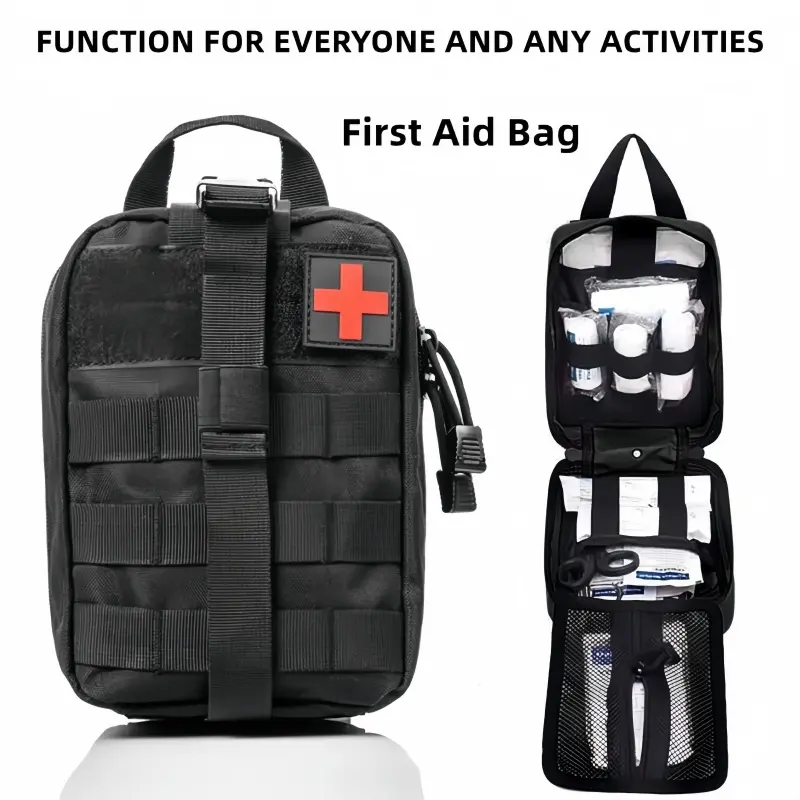SG Molle Portable First Aid Medical Kit Travel Outdoor Camping Useful Medicine Storage Bag