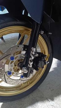 Product Review of emblem KYB timbul sepasang sudah memgunakan lem 3M, BONOS STICKER KYB from A**y 0