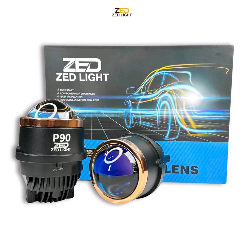 1 Quả Đèn Bi Gầm P90 Zlight - Lắp Ô Tô Xe Máy - Điện 12V - Phụ Tùng - Đèn Led - Đèn Gầm