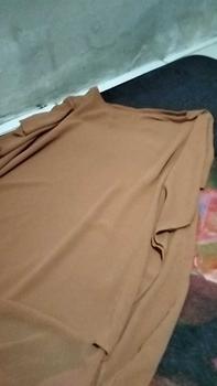 Product Review of BAJU ATASAN WANITA OUTER POLOS BAHAN CERUTY BABYDOLL TERBATU 2022 Muslim Cardigan Oversize Kaos Panjang Kardigan Twill Weave Modest from o** s**s 0