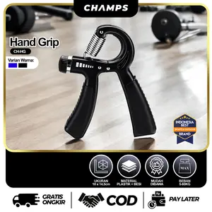 CHAMPS Handgrip Set CH-HG1 5–60KG – Alat Latihan Otot Tangan Adjustable Reguler Portable Fitness Hand Grip Penguat Tangan