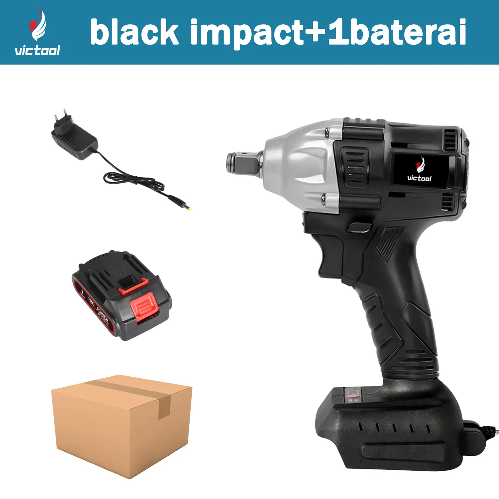 black impact+1baterai