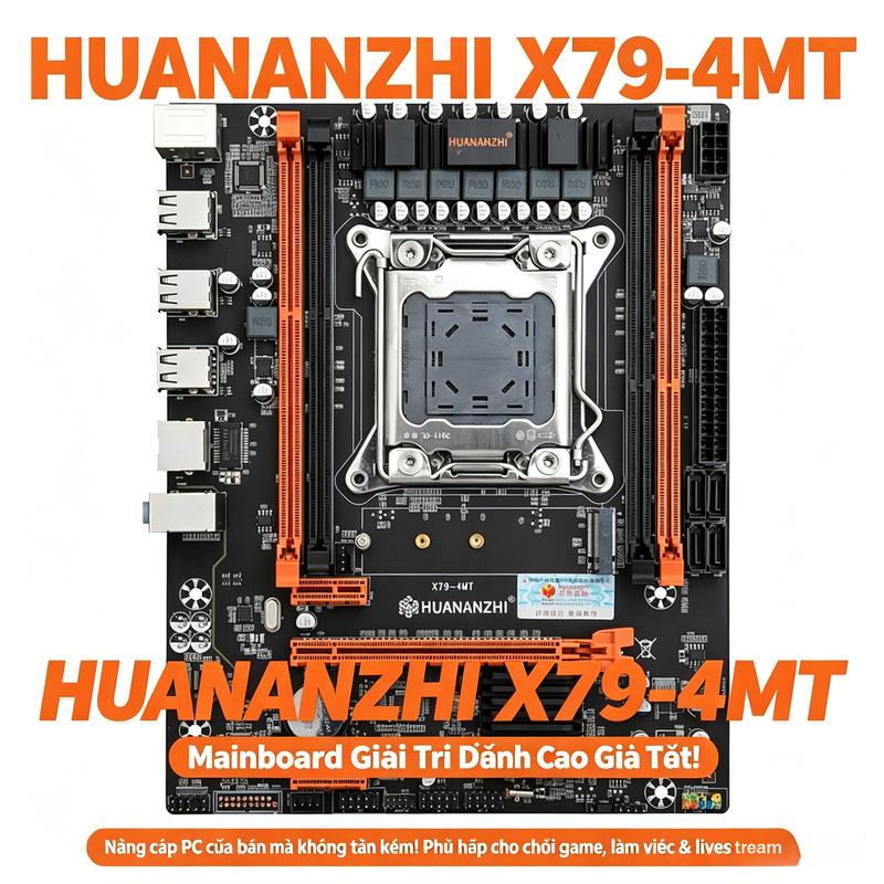 Bo chủ Huainan Jinpai X79 4MT, CPU 2011 cho máy tính để bàn, phù hợp cho công…