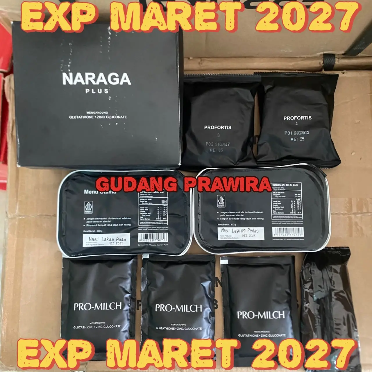 Ransum Naraga Plus Expired JANUARY - MARET 2027 Asli Original Jatah
