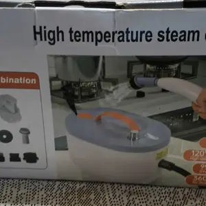 TIXX Pembersih Uap 1200W Tangki Air 750ml Suhu Panas Tinggi Membersihkan Noda Mematikan Kuman Tanpa Bahan Kimia Lengkap Berbagai Aksesori Sikat Praktis Untuk Dapur Kamar Mandi Lantai Kasur Mainan Anak Aman Digunakan Sehari Hari