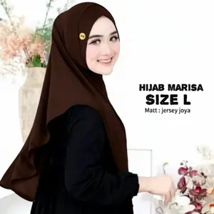 Hijab MARISSA INSTAN - HIJAB DAILY SIZE L BAHAN JERSEY Zoya Matt jersey joya Hijab Modern dan Nyaman