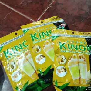 KINOKI GOLD 1 Set Isi 10 Pcs Koyo Herbal Kesehatan Kaki Premium Dengan Bahan Alam Lembut Aman Untuk Detoksifikasi Meningkatkan Energi