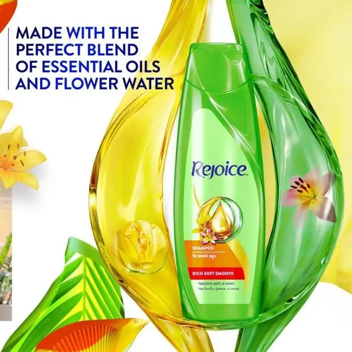 Rejoice Shampo Rich Halus Lembut 150 ml 1 Pcs Dan Rejoice Conditioner Rich Halus Lembut 320 ml 1 Pcs 4