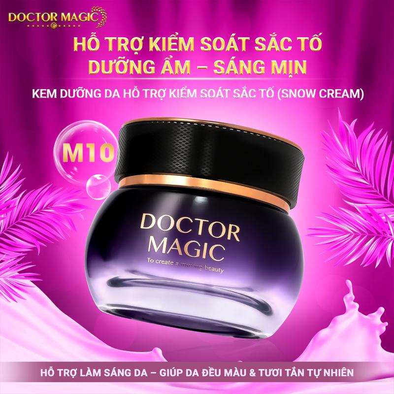 M10 - Kem Dưỡng Da Giúp Hỗ Trợ Kiểm Soát Sắc Tố Doctor Magic - Snow Cream - 30g - Làm Đẹp Da