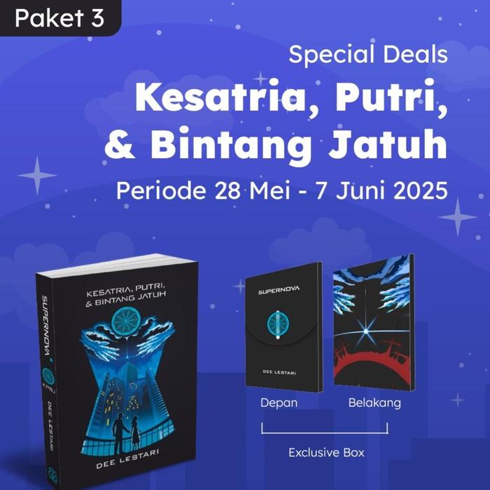Gambar Buku Novel Supernova 1 : Kesatria, Putri, dan Bintang Jatuh - Bumi Fiksi dari BumifiksiJakarta_NEW Kota Administrasi Jakarta Selatan 5 Tokopedia