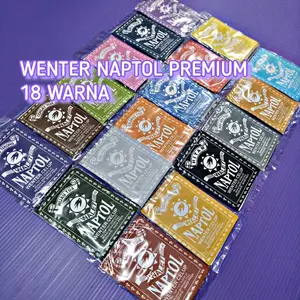 Wenter Naptol "CAP WALET" 18 Warna Wantex Wanteks Pewarna Baju Jaket Pakaian Kain Textile Tekstil Super Pekat Permanen Anti Luntur