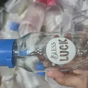 Botol Minum Plastik Anak BPA Free 350ml Bottle Bless Luck Terbaru Free Tali - Kitchenware, Water