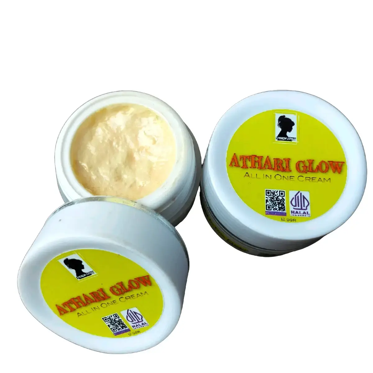 Cream Athari Glow BPOM paket skincare kemasan terbaru