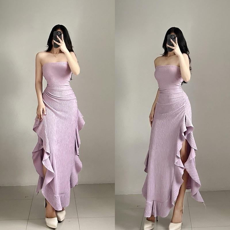 Tala Tube Maxi Dress for Women - Casual Style - Fits Small t - TikTok ...