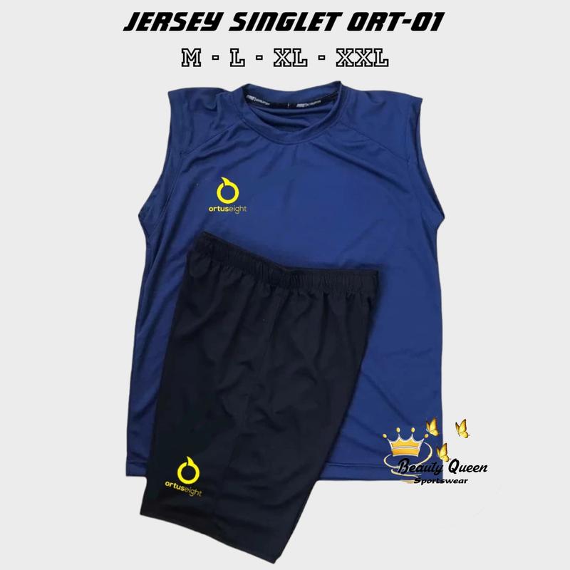 ORT-01 Jersey futsal singlet baju sepakbola lekbong setelan olahraga voli badminton pria wanita bahan drifit premium 0