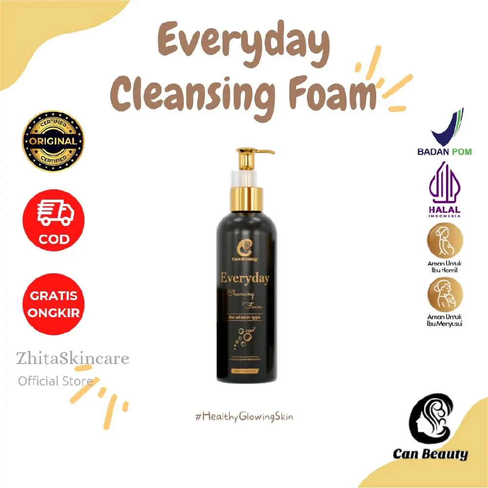 FACIAL WASH CAN BEAUTY/sabun wajah can beauty/can beauty sabun wajah facial wash