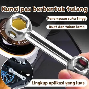 【NestThai】10-in-1 Hexagonal Wrench, 10-in-1 Multifunctional Bone-Shaped Bicycle