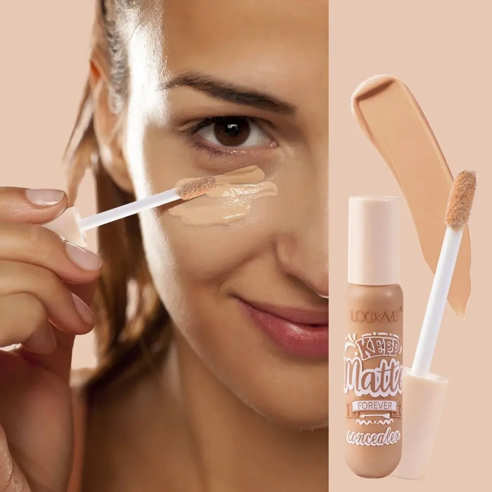 inupin Cover Dark Circles 6 Colors Liquid Concealer Stick Matte Facial Makeup Waterproof Concealer Cream Cosmetics Full Coverage Foundation Cream