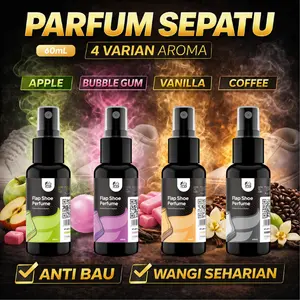 Flap Shoes Care - Parfum Sepatu Anti Bau & Bakteri Bubble Gum 60mL - Pembersih Sepatu & Helm - Wangi Tahan Lama