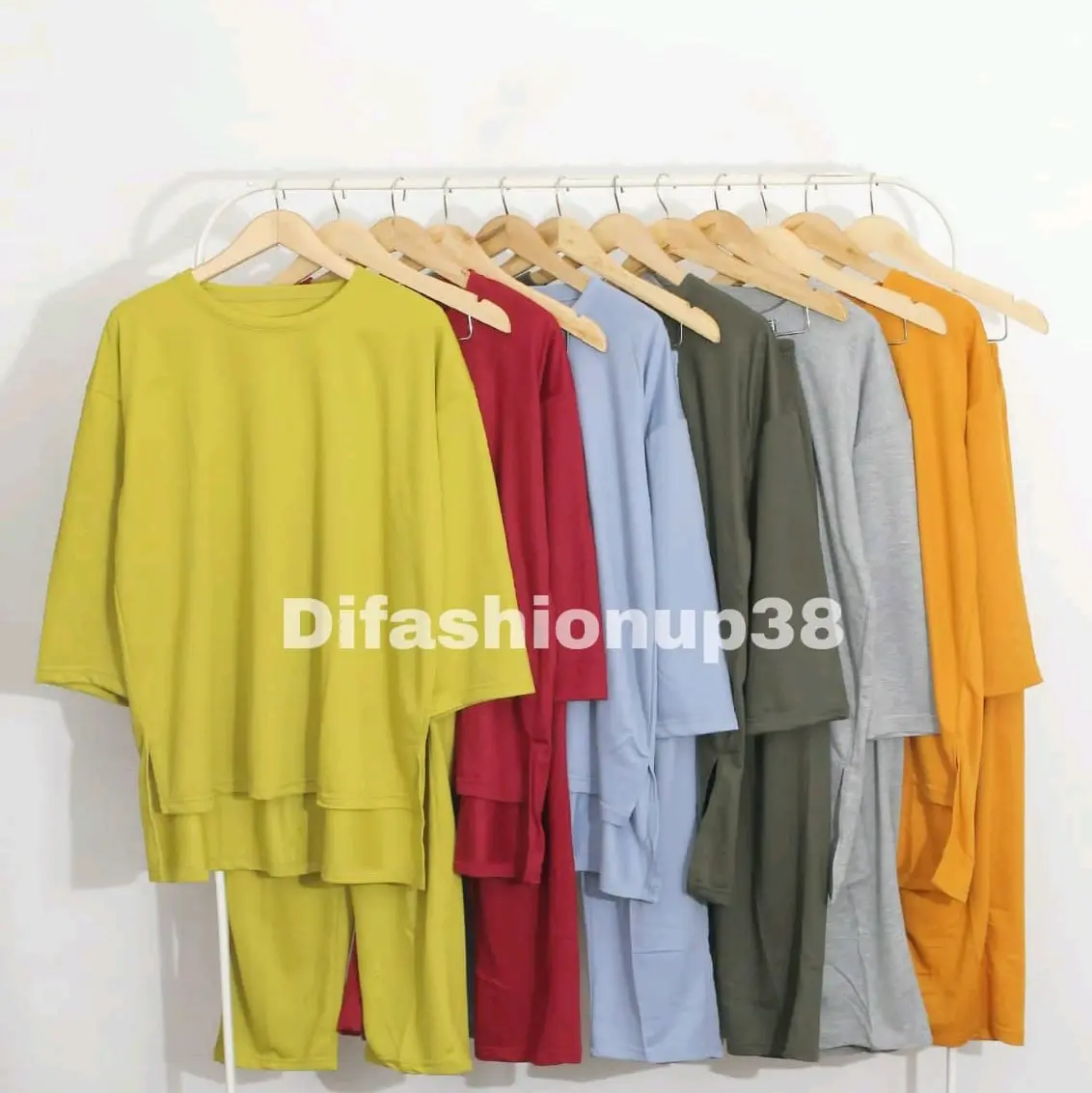 [DIFASHIONUP]_SETELAN CELANA BLOUSE OVERSIZE PINGUIN PP BABY TERRY