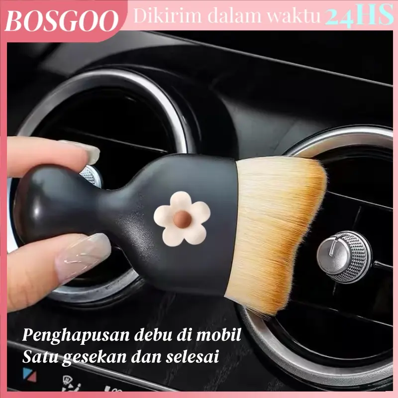 Sikat mobil beruang kartun ac cleaner mobil /Car Interior Care Sikat Pembersih kulit random perawatan interior 0