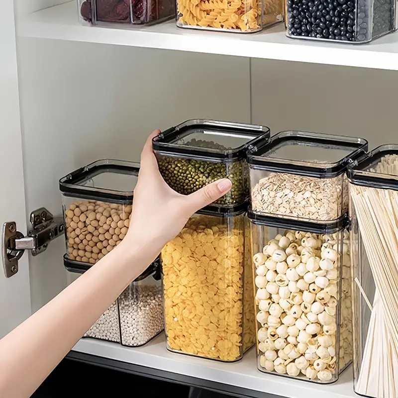Kedap Udara Bening Cereal Penyimpanan Kontainer Food Storage Jar Container 0