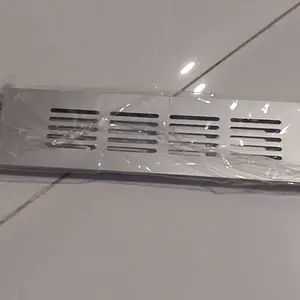 5 x20 cm Lubang Hawa / Lobang Ventilasi / Saringan Angin Kotak Alumunium Anodize Black Huben