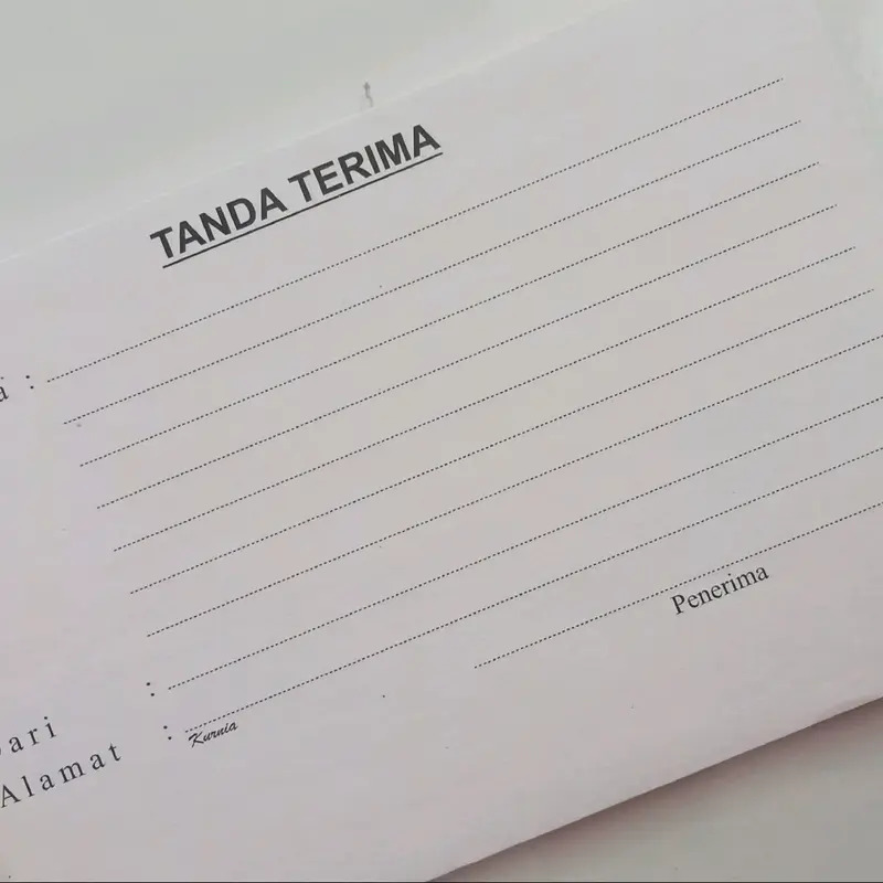 BUKU TANDA TERIMA KERTAS NCR RANGKAP 2 1