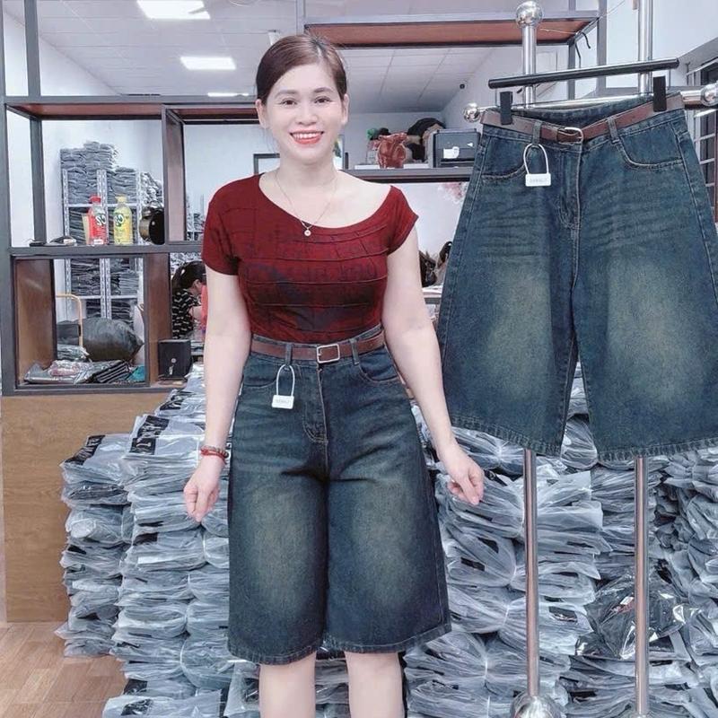 QuầN JEANS lửng viền  VIP 1, quânf jeans nữ Quần bò nữ 4