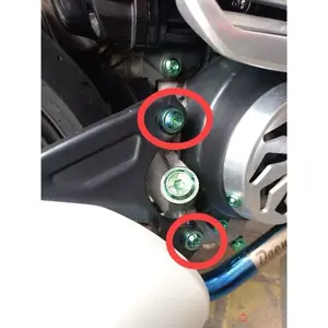 BAUT TITANIUM KNALPOT BEAT SCOOPY VARIO 110 HARGA 1 BAUT