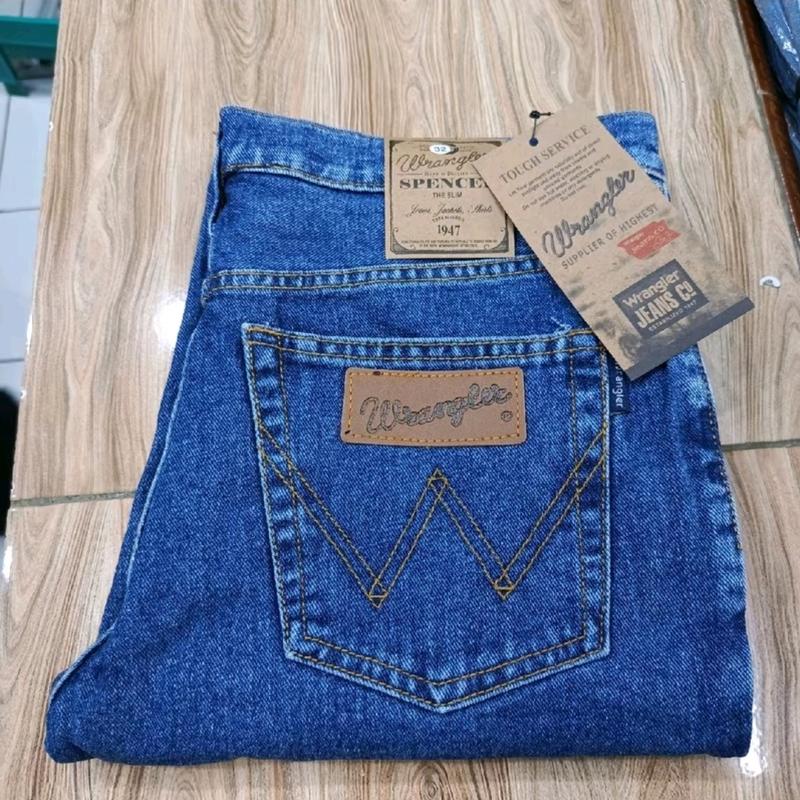 CELANA JEANS PRIA WONYLES STANDAR BIOWOSH Nyaman Panjang Denim Biru 2