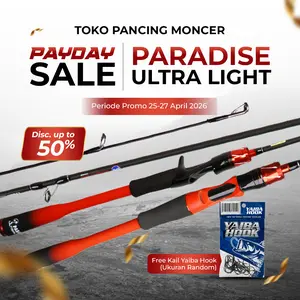 JORAN PARADISE ULTRA LIGHT UL | CARBON SOLID IM8 RING FUJI HANDLE JAPAN STYLE 198CM & 204CM GARANSI 1 TAHUN | UL