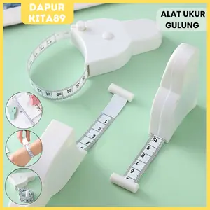 DK89 Alat Ukur Badan Kepala Lingkar / Meteran Gulung Ukur Badan 150cm Serbaguna Multifungsi Otomatis / Meteran Alat Ukur Badan Unik Warna Pastel Estetik