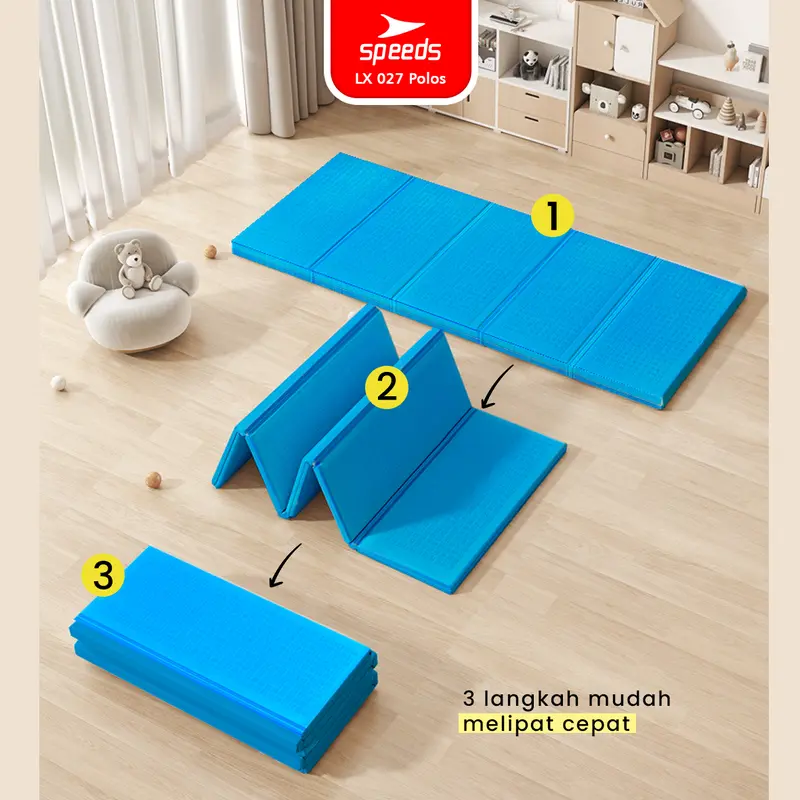 SPEEDS SNI Alas Camping  Tebal 6-10mm Playmat Karpet Lipat Serbaguna Bahan XPE Outdoor Tikar 027-15 7