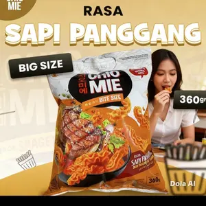 Taiko Chio Mie  guripang snack 360g , camilan/makanan kembung/ puffed, renyah dan lezat HALAL Cemilan