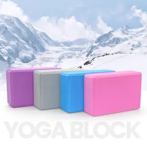 Yoga Block Anti Slip Penopang Stabilitas dan Fleksibilitas Tubuh Yoga Brick Busa EVA Alat Bantu Yoga 023-1