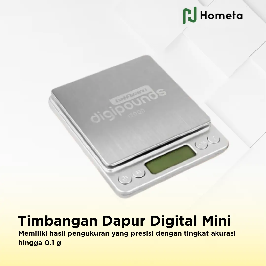 Timbangan Dapur Digital Mini 6 Satuan Serbaguna Akurasi Tinggi Layar LCD