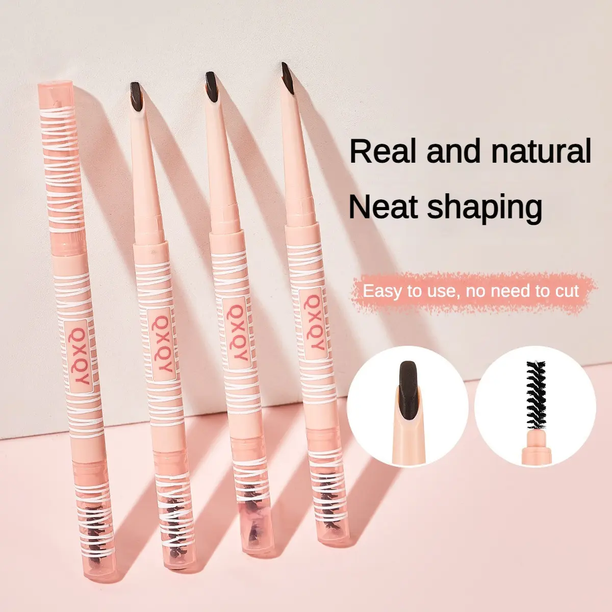 QXQY Eyebrow Pencil Natural Easy to Use No Need to Sharpen Eyebrow Pencil