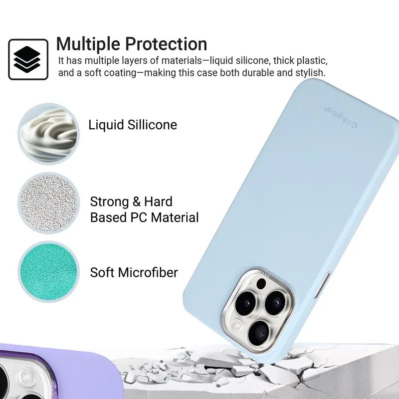(1) CILUPBAH Silicone Magsafe Case for iPhone 11 12 13 14 15 16 Plus Pro Max 4