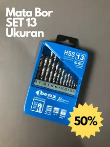 TERMURAH DRILL BIT SET 13 PCS MATA BOR BESI SET 13 PCS HSS
